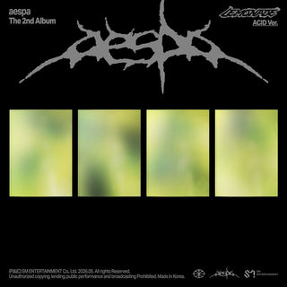 the album cover for Aespa - The 2nd Album ‘LEMONADE’ [ACID Ver.]
