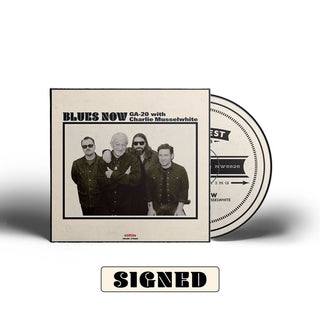 the album cover for GA-20 - Blues Now [Indie Exclusive - Autographed Cover]