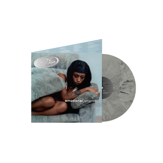 the album cover for Nia Archives - Emotional Junglist [Indie Exclusive Black/White Marble]