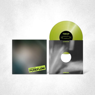 the album cover for LE SSERAFIM - 2nd Studio Album PUREFLOW pt.1 [Electric Yellow Glitter ver.]
