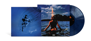 the album cover for Jessie Reyez - A LITTLE VENGEANCE [Indie Exclusive Deep Blue Water with Signed Insert]