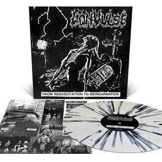 the album cover for Convulse - From Resuscitation To Reincarnation: The Early Years [White with Splatter]