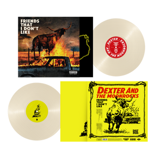 the album cover for Dexter & Moonrocks - Friends That I Don't Like [Cream White]