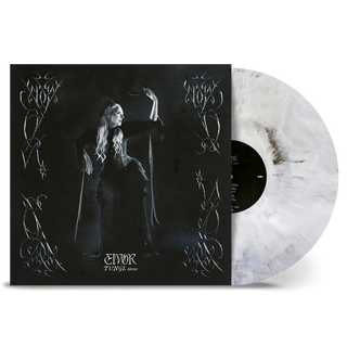 the album cover for Eivor - Tungl [Indie Exclusive White / Black Marbled]