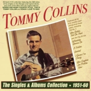 the album cover for Tommy Collins - Singles & Albums Collection 1951-60