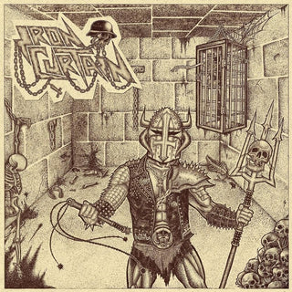 the album cover for Iron Curtain - Metal Gladiator