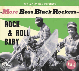 the album cover for More Boss Black Rockers 8: Rock & Roll Baby / Var - More Boss Black Rockers 8: Rock & Roll Baby / Var