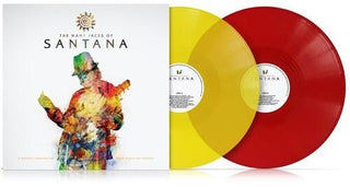 Various Artists- Many Faces Of Santana / Various - Gatefold Yellow & Red Transparent Vinyl