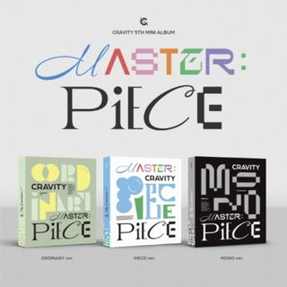 the album cover for Cravity - Master:Piece - Random Cover (Phob) (Phot) (Asia)