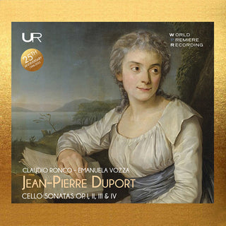 the album cover for Duport / Ronco / Vozza - Cello Sonatas