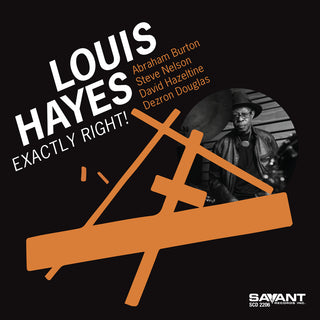 the album cover for Louis Hayes - Exactly Right!