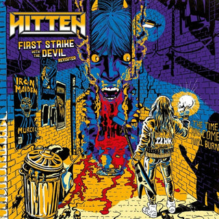 the album cover for Hitten - First Strike With The Devil - Revisited (Slip)