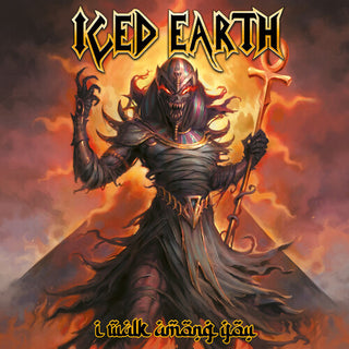 Iced Earth- Walk Among You - Brick Red/yellow/orange