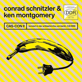 the album cover for Conrad Schnitzler  / Montgomery,Ken - Cas-Con Ii: Konzert In Der Erloserkirche