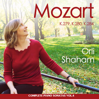 the album cover for Orli Shaham - Mozart: Piano Sonatas Vol.4 - K.279 K.280 K.284