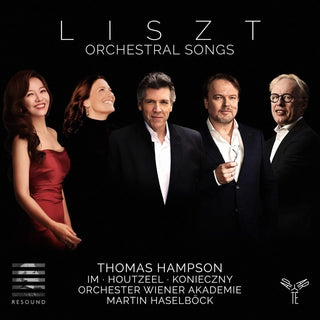 the album cover for Thomas Hampson - Liszt: Orchestral Songs