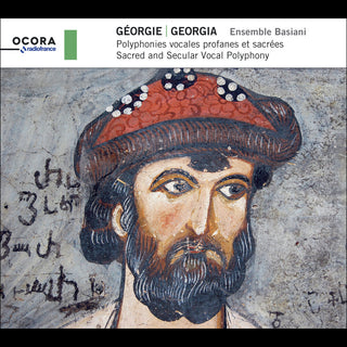 the album cover for Ensemble Basiani - Georgia - Sacred & Secular Vocal Polyphony