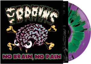 The Brains- No Brain No Pain - Green/purple Haze Splatter