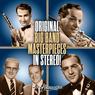 the album cover for Original Big Band Masterpieces In Stereo! / Var - Original Big Band Masterpieces In Stereo! / Var
