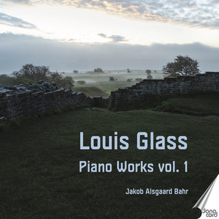 the album cover for Glass / Bahr - Piano Works Vol. 1