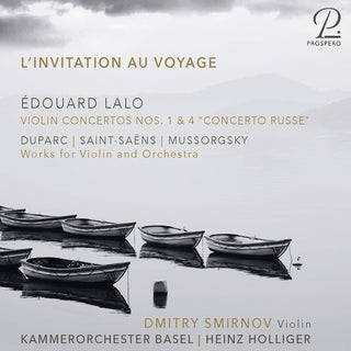 the album cover for Saens / Lalo / Smirnov - L'invitation Au Voyage