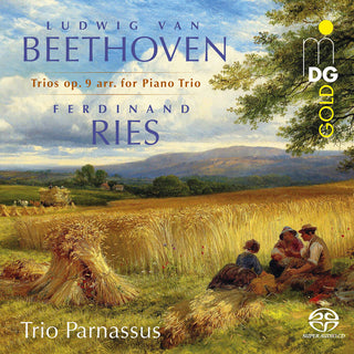 the album cover for L Beethoven .V. / Ries / Trio Parnassus - Trios, Op. 9 (Arr. By Ries) (Hybr)