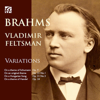 the album cover for Brahms / Feltsman - Variations