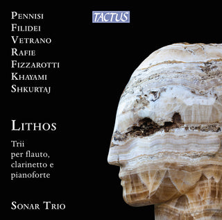 the album cover for Filidei / Fizzarotti / Delisi / Sonar Trio - Lithos