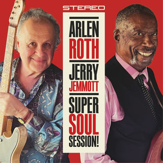 the album cover for Arlen Roth  / Jemmott,Jerry - Super Soul Session