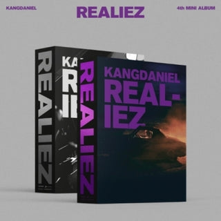 the album cover for KANG DANIEL - Realiez - Random Cover (Stic) (Phob) (Phot) (Asia)