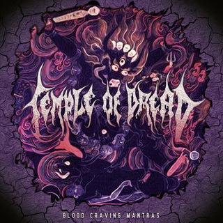 the album cover for Temple Of Dread - Blood Craving Mantras
