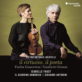 the album cover for Isabelle Faust - Locatelli: Il Virtuoso Il Poeta - Vln Cons & Con