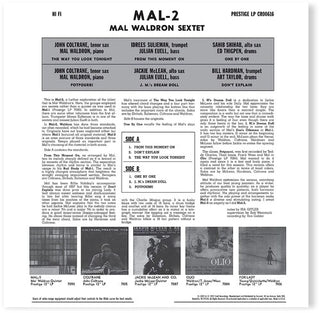 Mal Sextet Waldron- Mal/2 (Original Jazz Classics Series)