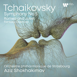 the album cover for Orchestre Philharmonique De Strasbourg - Tchaikovsky: Sym No. 5 Fantasy Overture Romeo