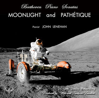 the album cover for John Lenehan - Beethoven Piano Sonatas: Moonlight & Pathetique