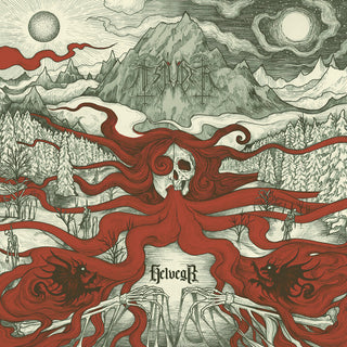 the album cover for Tsjuder - Helvegr [Clear Vinyl] (Gate) (Uk)