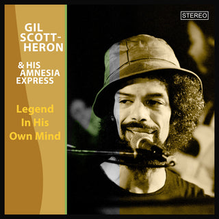 the album cover for Gill Heron -Scott & Amnesia Express - Legend In His Own Mind