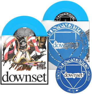 Downset- Anger/ritual & About Ta Blast 7"s - Blue