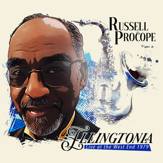 the album cover for Russell Procope - Ellingtonia Live At The West End 1979