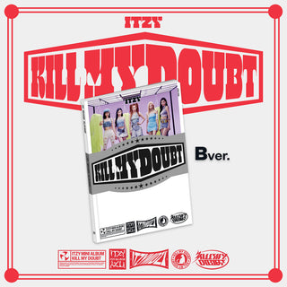 the album cover for ITZY - KILL MY DOUBT [B Ver.]