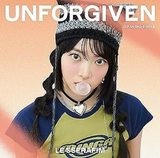 the album cover for LE SSERAFIM - Unforgiven - Hong Eunchae Version (Jpn)