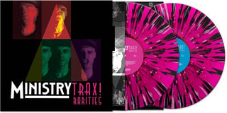 Ministry- Trax Rarities - Black/white/magenta Splatter