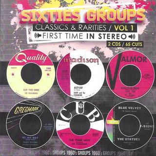 the album cover for Sixties Groups Classics & Rarities Vol. 1 / Var - Sixties Groups Classics & Rarities Vol. 1 / Var