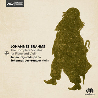 the album cover for Brahms / Reynolds / Leertouwer - Complete Sonatas For Piano & Violin (Hybr)