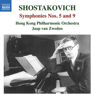 the album cover for Shostakovich / Hong Kong Philharmonic Orchestra - Symphonies Nos. 5 & 9