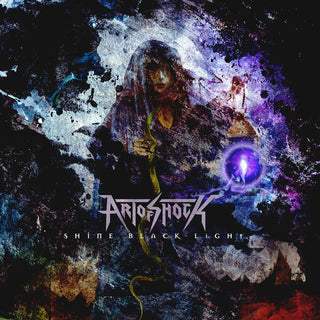 the album cover for Art of Shock - Shine Black Light