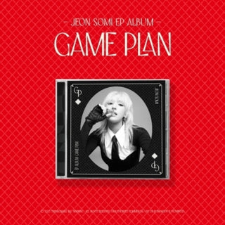the album cover for Jeon Somi - Game Plan - Jewel Case Version (W/Book) (Post)