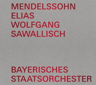the album cover for Mendelssohn / Fassbaender / Schreier - Elias