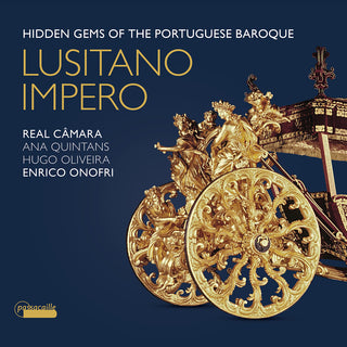 the album cover for Almeida / Avondano / Onofri - Lusitano Impero - Hidden Gems Of The Portuguese
