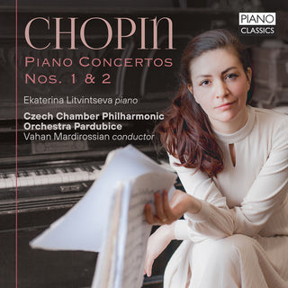 the album cover for Chopin / Czech Chamber Philharmonic Orch Pardubice - Piano Concertos Nos. 1 & 2